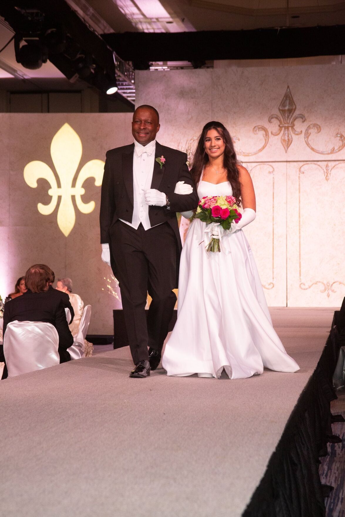 Mr. Yaravi Anthony Lindo, with Miss Miah Eslanda Lindo